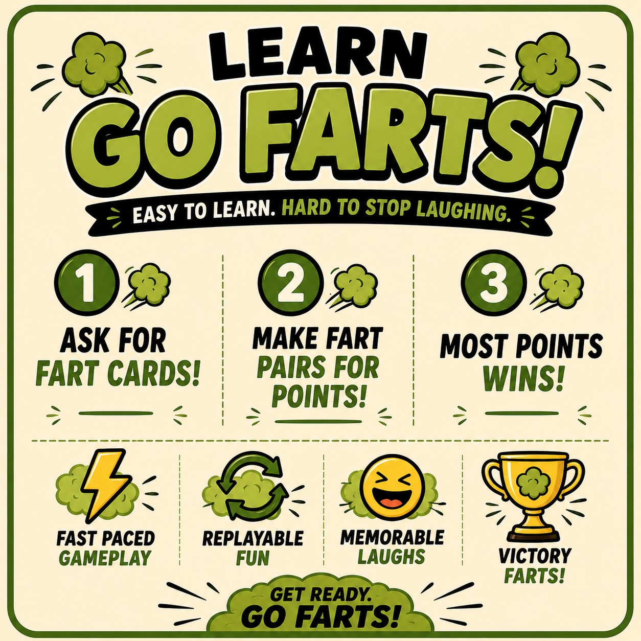 Go Farts family card game
