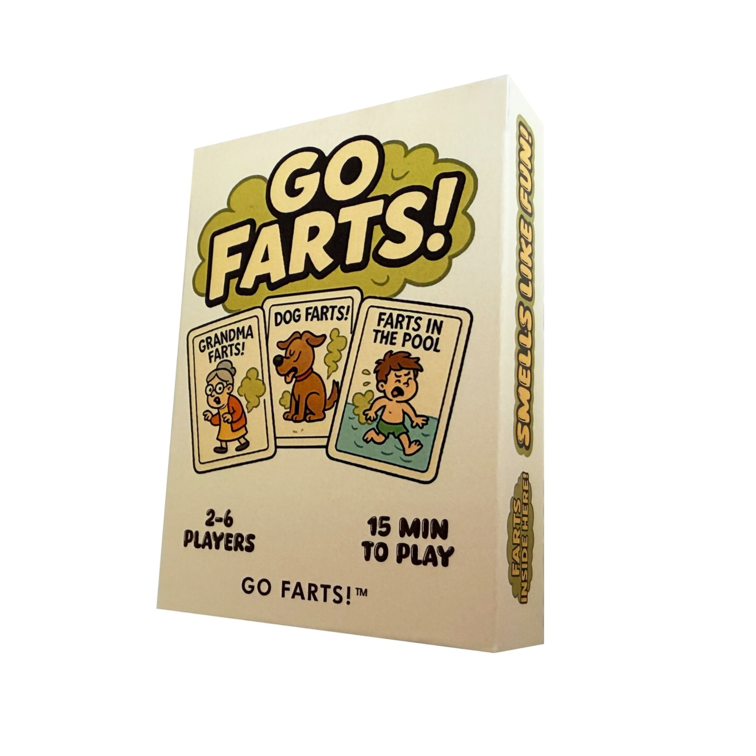 Go Farts! card game box front